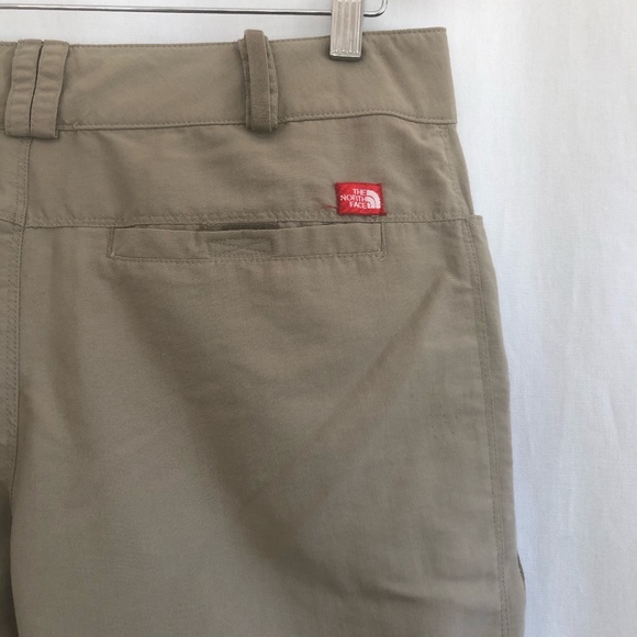 Tan North Face convertible pants. Size US 8. - Picture 6 of 13